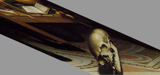 Holbein, The Ambassadors, Skull